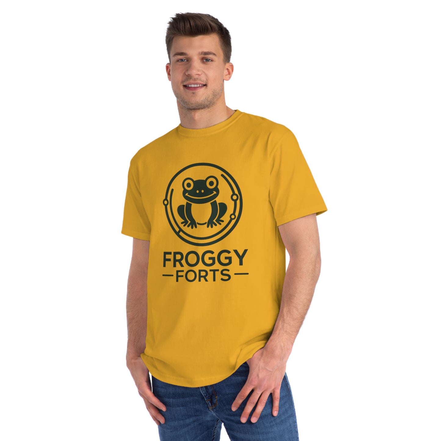 Froggy Forts Logo T-Shirt - 100% Organic Cotton (6 Colors Available)