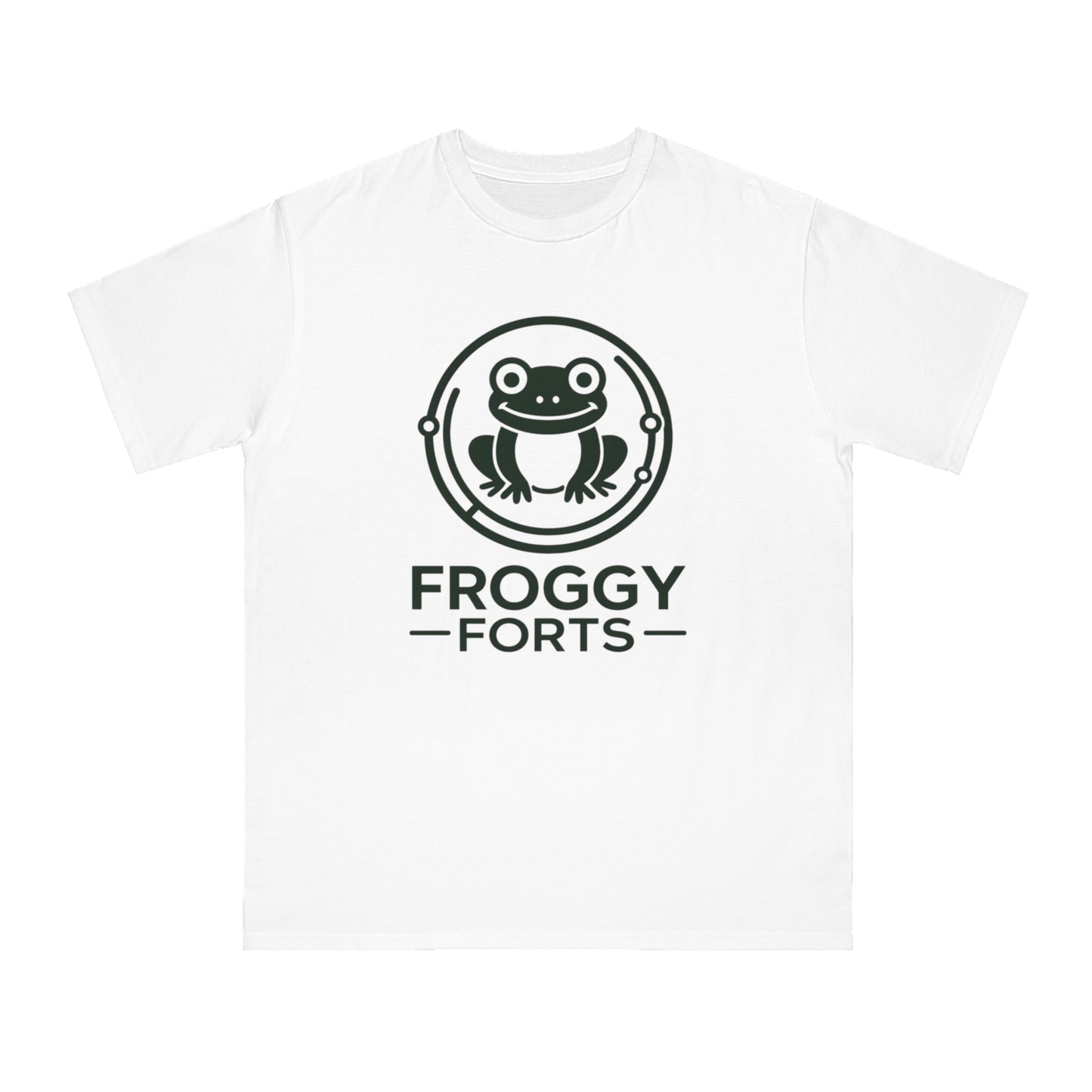 Froggy Forts Logo T-Shirt - 100% Organic Cotton (6 Colors Available)