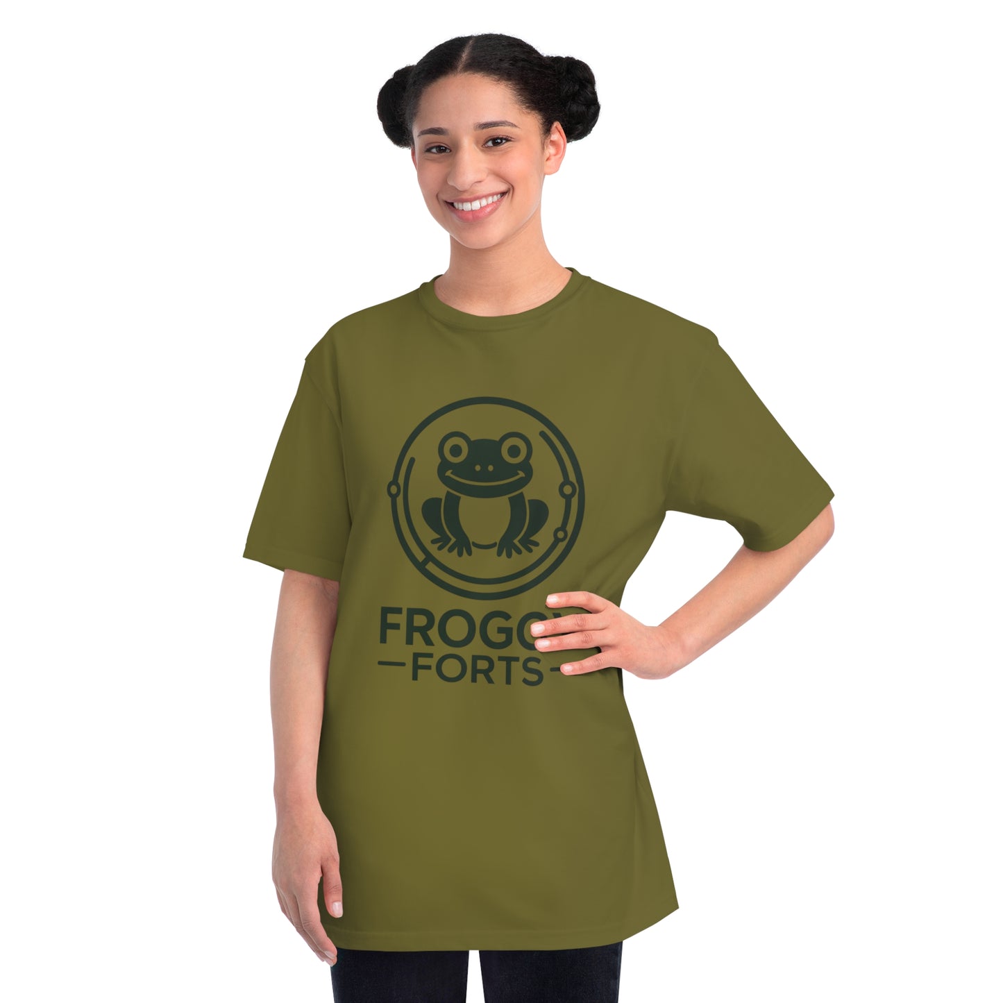 Froggy Forts Logo T-Shirt - 100% Organic Cotton (6 Colors Available)