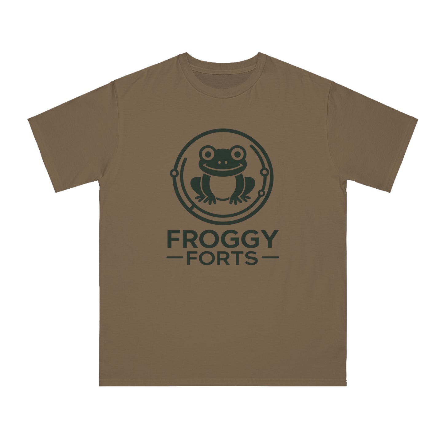 Froggy Forts Logo T-Shirt - 100% Organic Cotton (6 Colors Available)