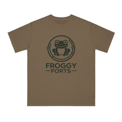 Froggy Forts Logo T-Shirt - 100% Organic Cotton (6 Colors Available)