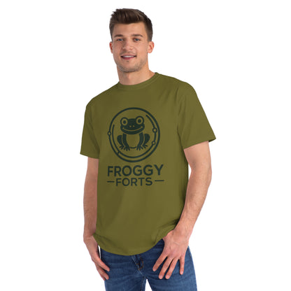 Froggy Forts Logo T-Shirt - 100% Organic Cotton (6 Colors Available)