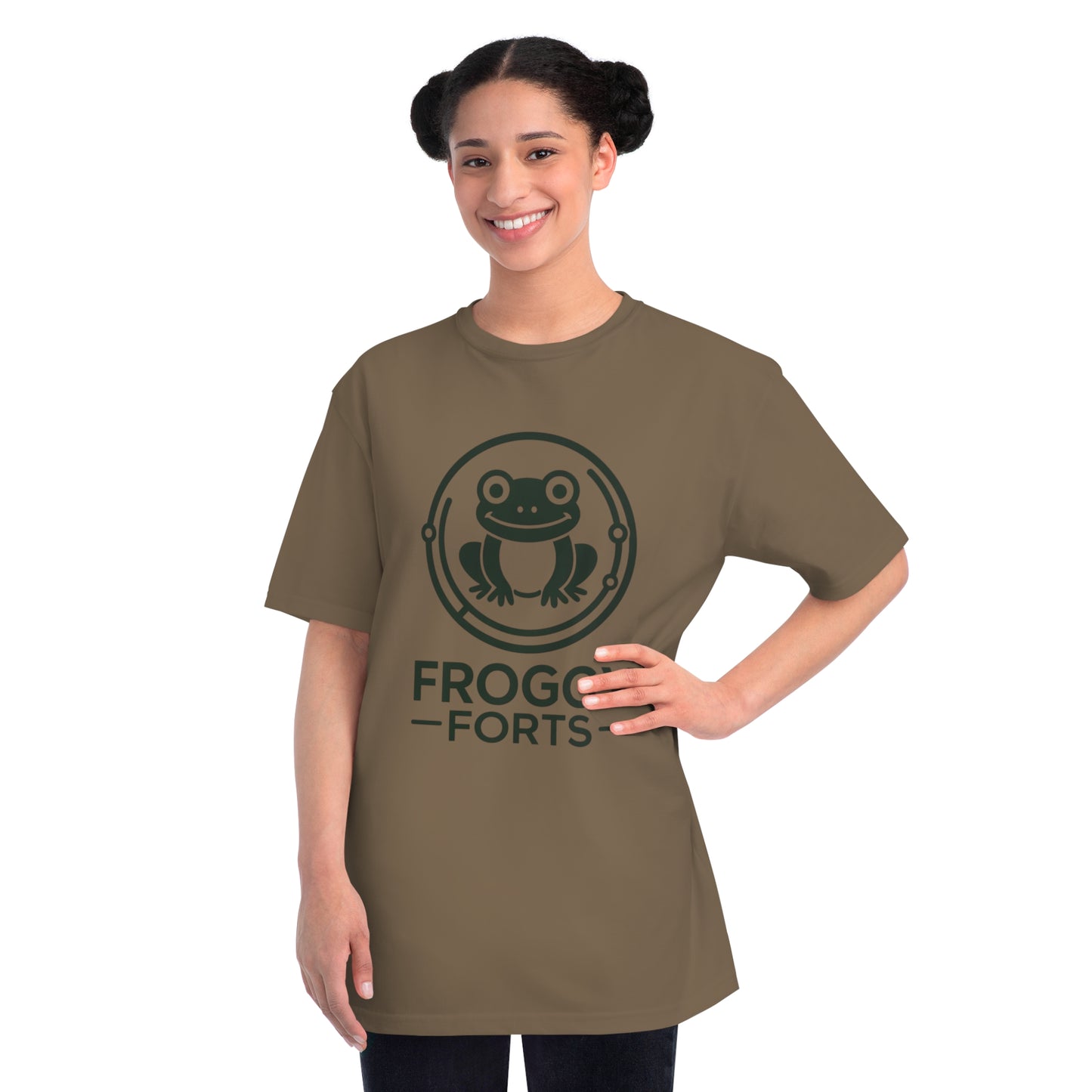 Froggy Forts Logo T-Shirt - 100% Organic Cotton (6 Colors Available)