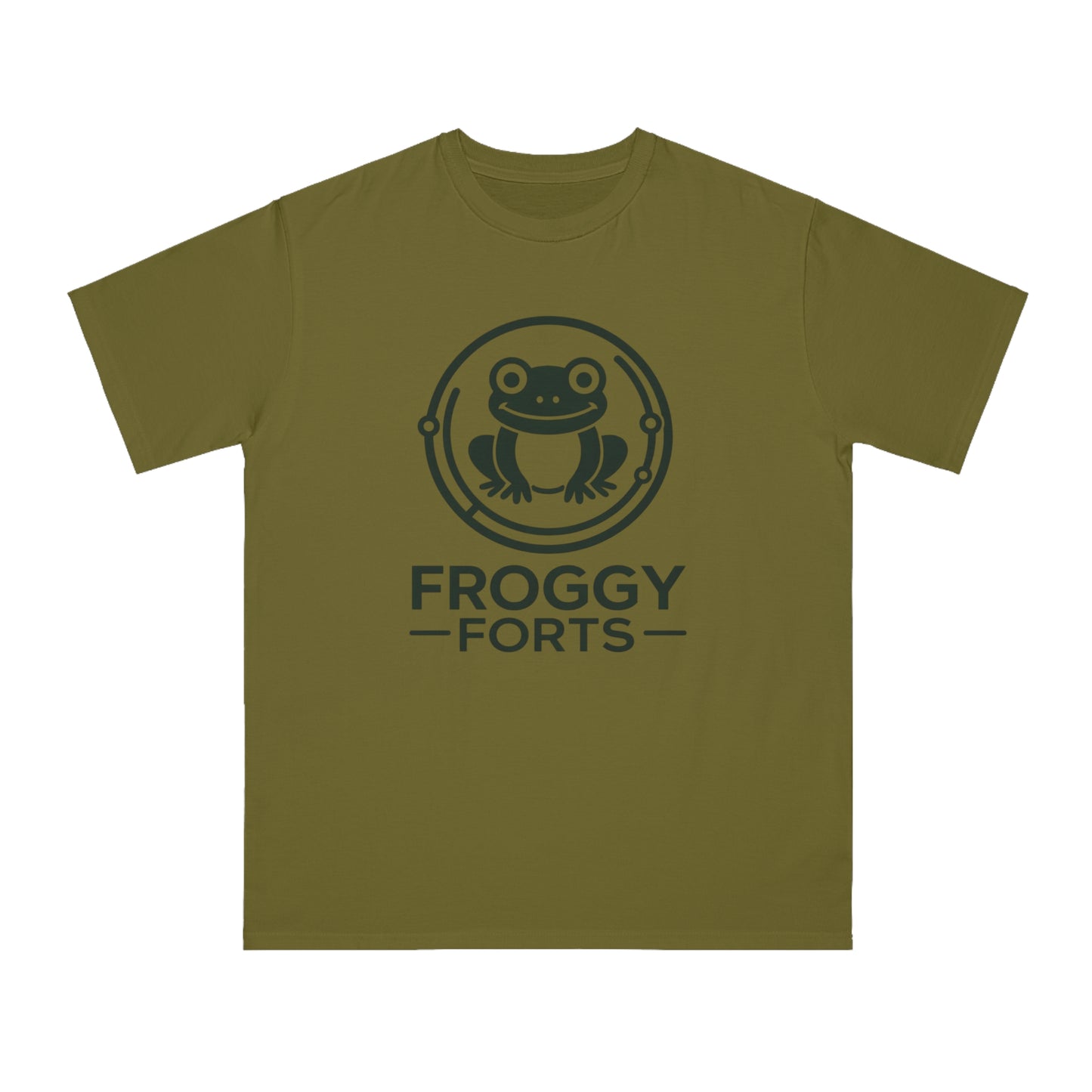 Froggy Forts Logo T-Shirt - 100% Organic Cotton (6 Colors Available)