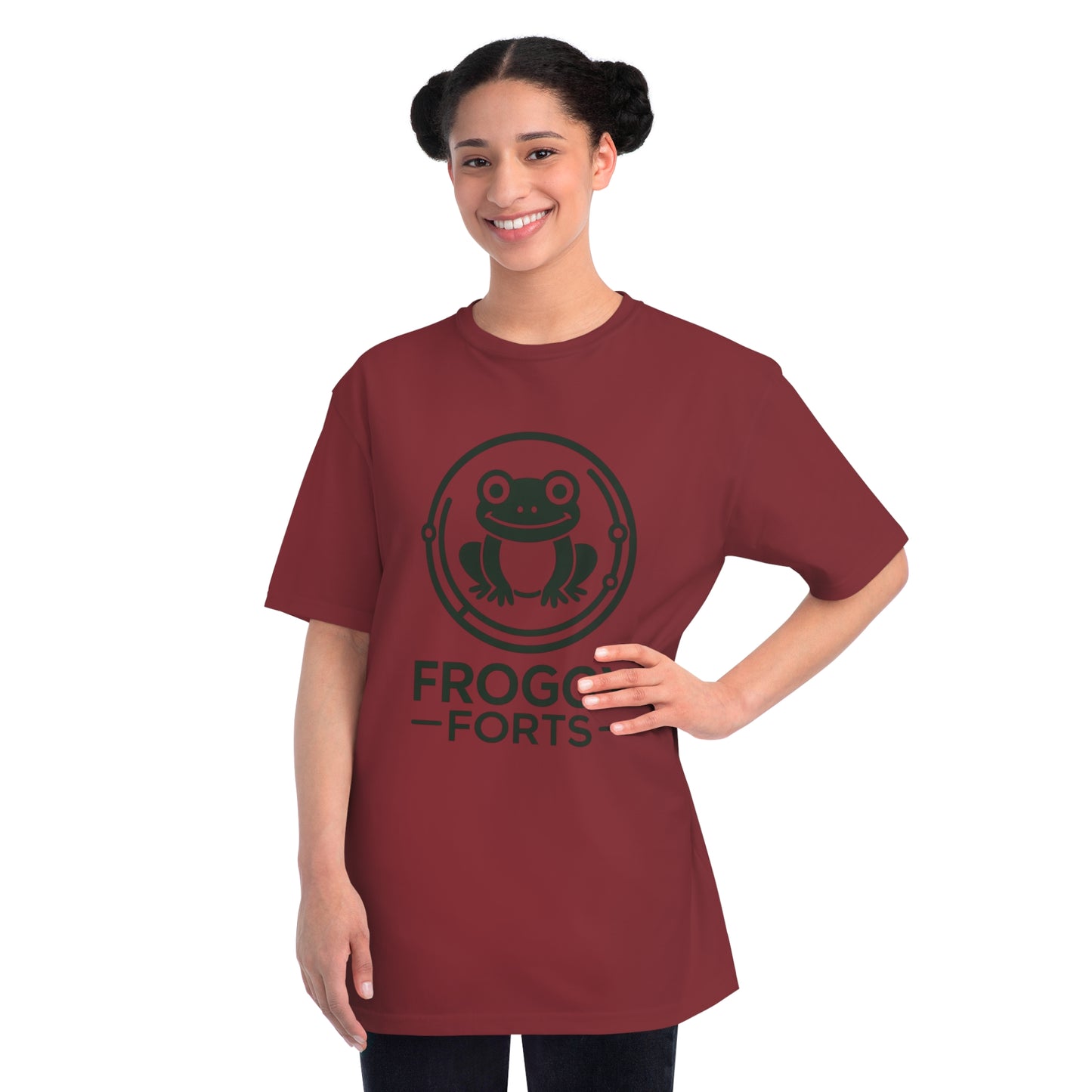 Froggy Forts Logo T-Shirt - 100% Organic Cotton (6 Colors Available)