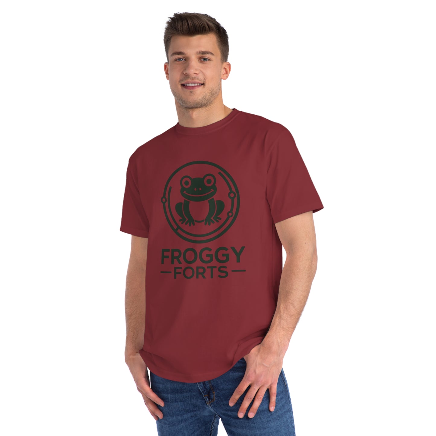 Froggy Forts Logo T-Shirt - 100% Organic Cotton (6 Colors Available)