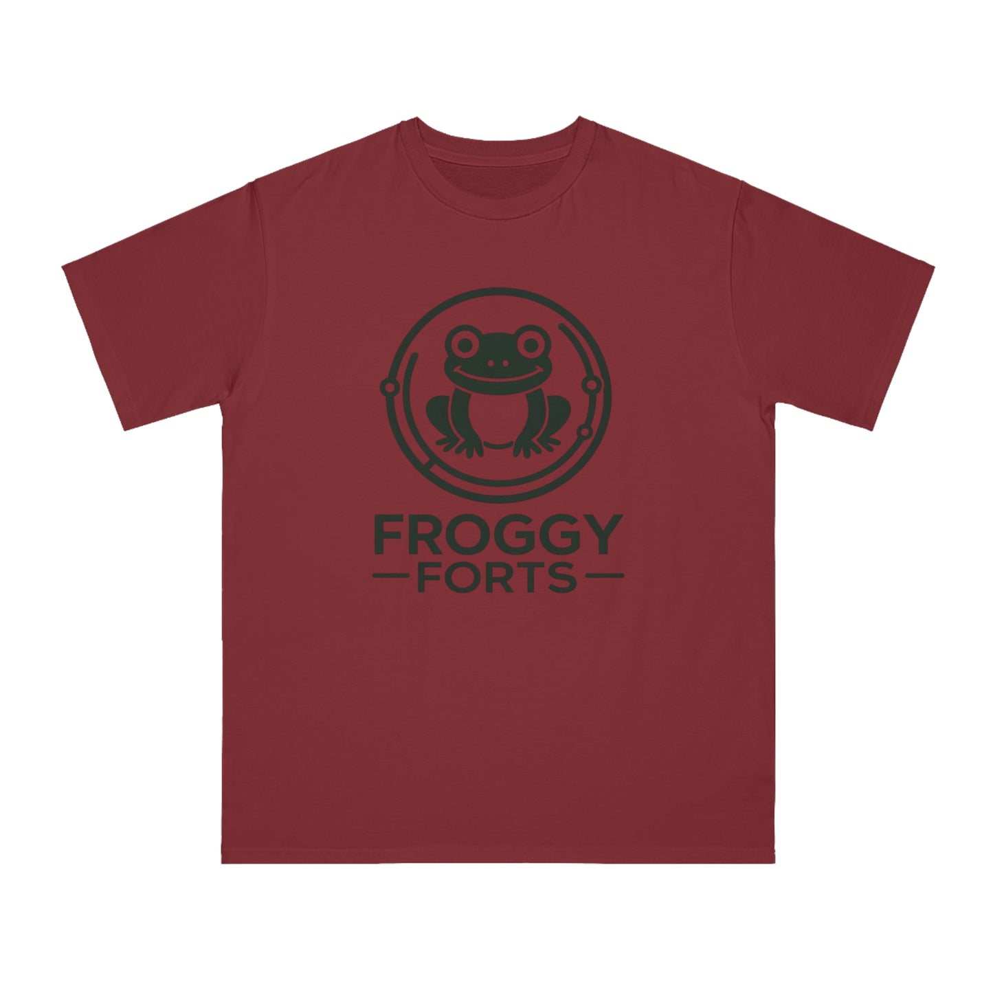 Froggy Forts Logo T-Shirt - 100% Organic Cotton (6 Colors Available)