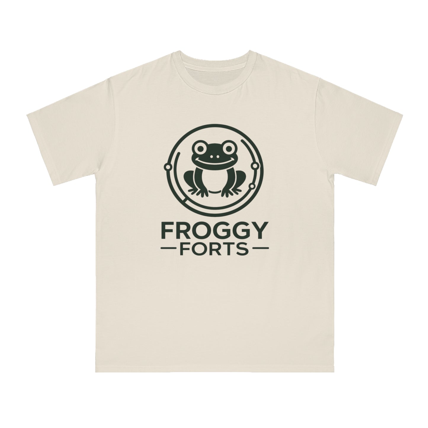 Froggy Forts Logo T-Shirt - 100% Organic Cotton (6 Colors Available)