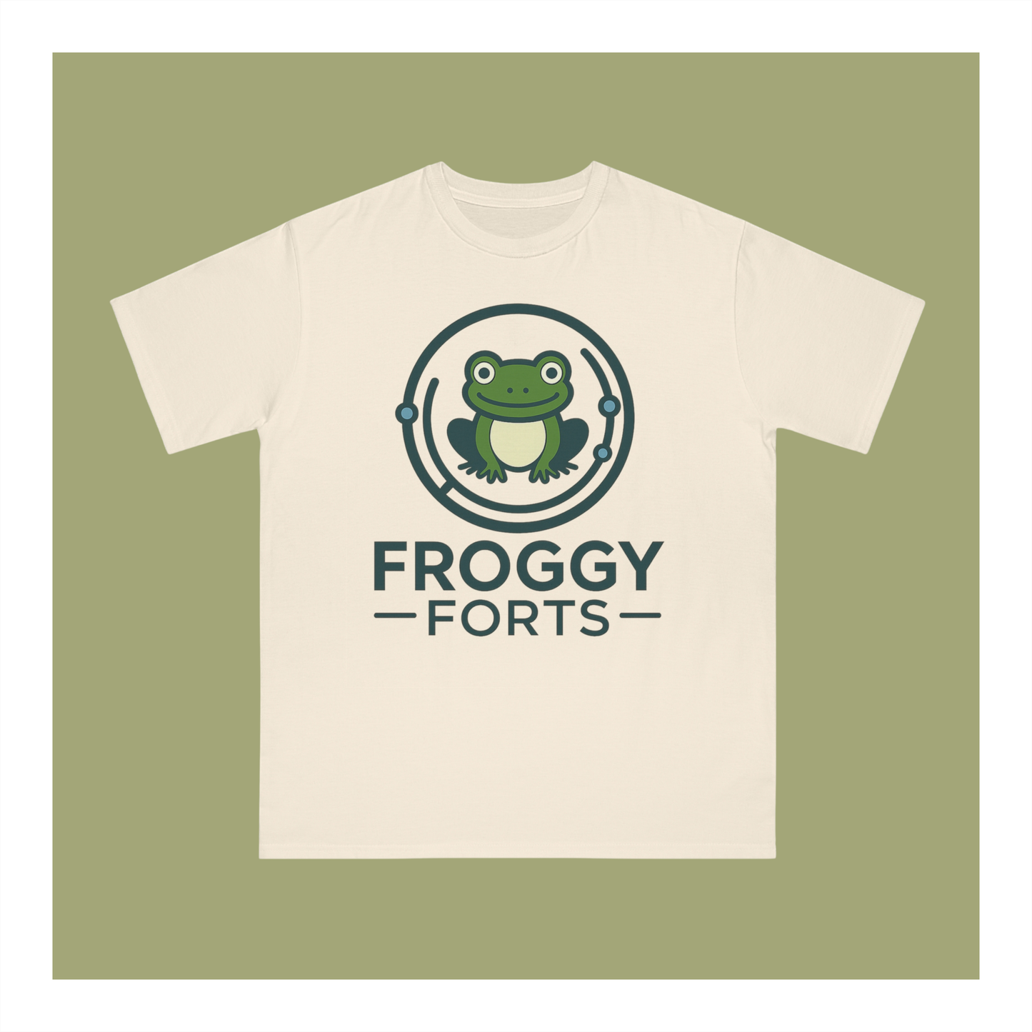 Froggy Forts Logo T-Shirt - 100% Organic Cotton