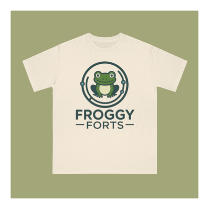 Froggy Forts Logo T-Shirt - 100% Organic Cotton