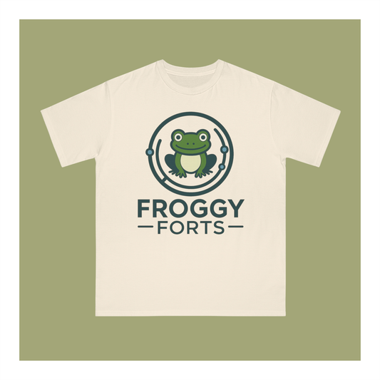 Froggy Forts Logo T-Shirt - 100% Organic Cotton