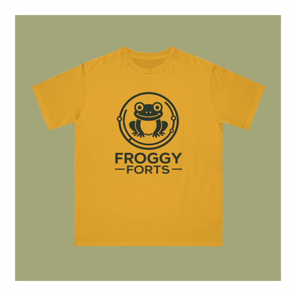 Froggy Forts Logo T-Shirt - 100% Organic Cotton (6 Colors Available)