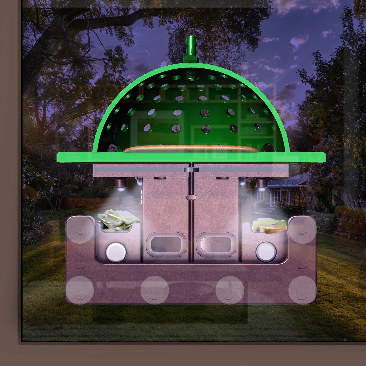 The Frog Fortress: Window/Wall-Mounted Version